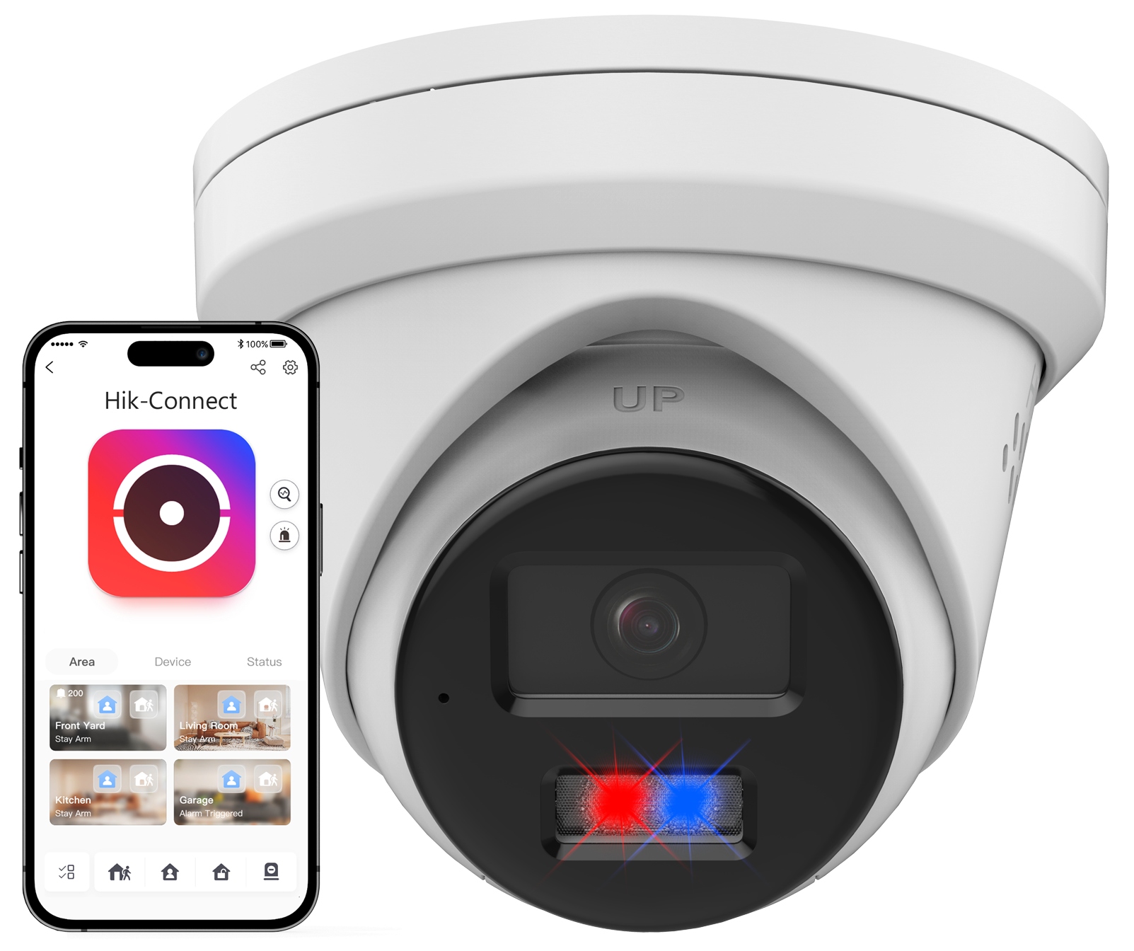 Ip kamera 8MPx Kopulová HiLook by Hikvision PoE IPC-T280HAP-LUF/SL Led Ir