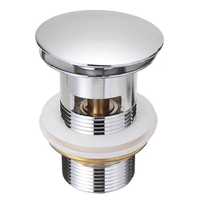 ZESTAW: KOREK KLIK-KLAK Z PRZELEWEM SREBNY + SYFON UMYWALKOWY DO UMYWALKI Kod producenta KOREK KLIK-KLAK Z PRZELEWEM + SYFON