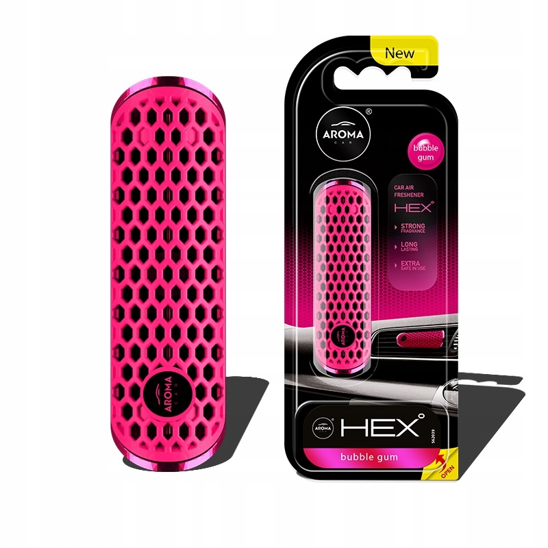 

Zapach samochodowy Hex-bubble Gum-aroma
