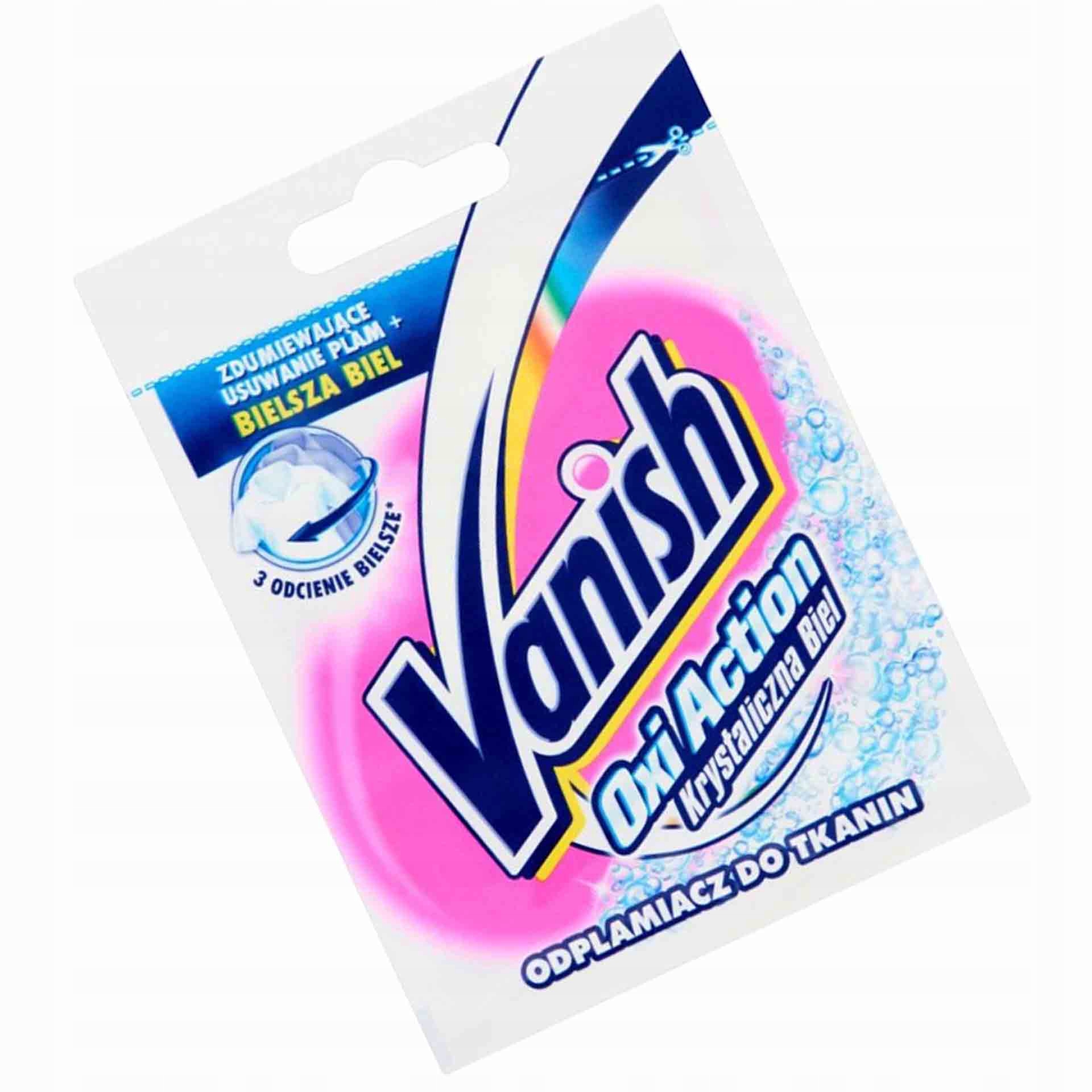 

Vanish Odplamiacz W Proszku 30 g Biały