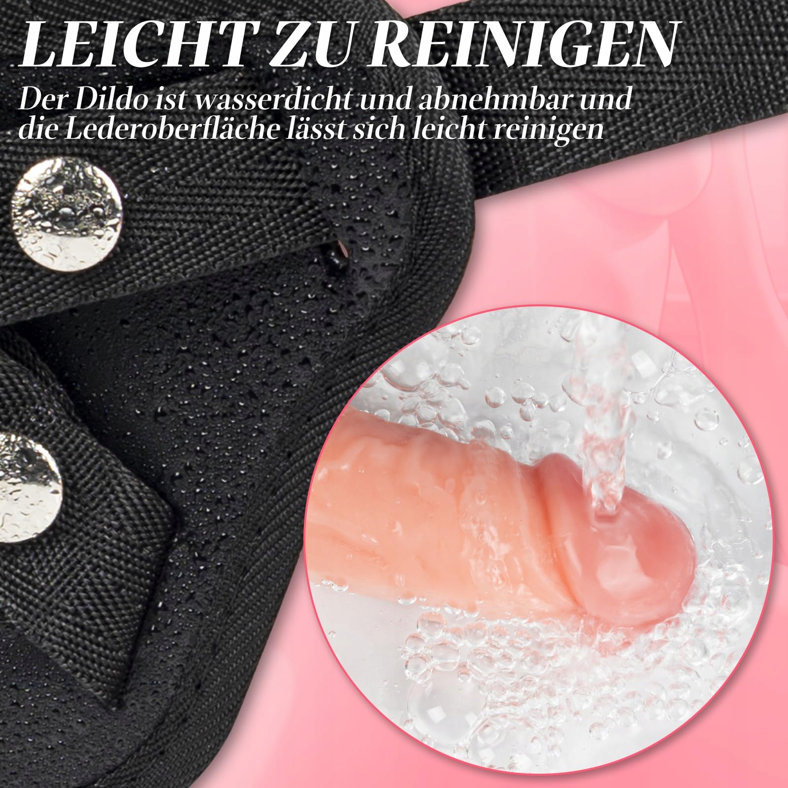 DILDO REALISTYCZNY 18cm Zdejmowany Z Regulowanym Paskiem Dla Par — miniatura 6