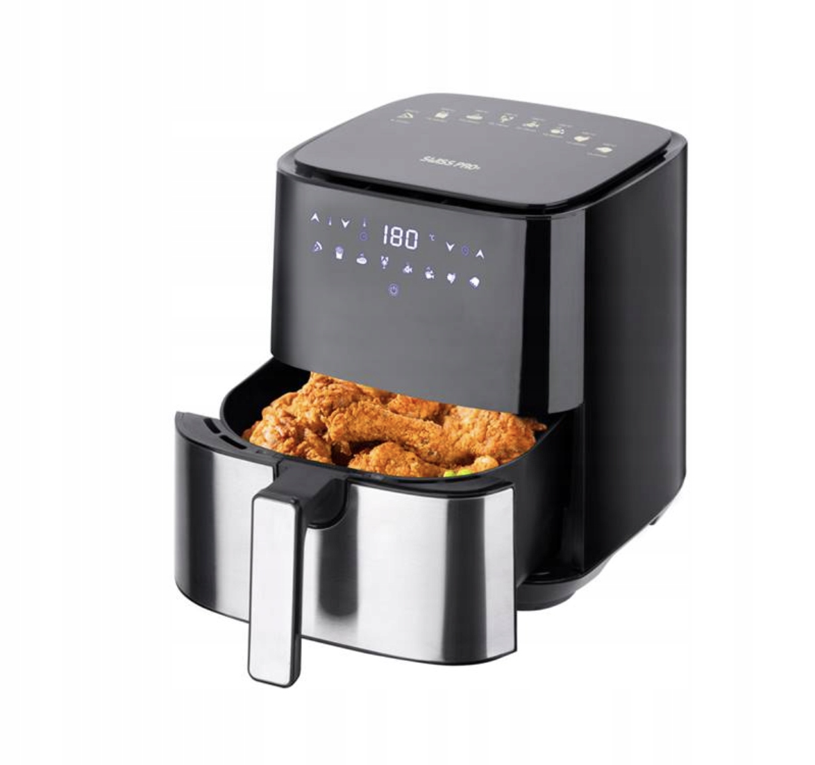 Swiss Pro niemiecka Frytkownica Na Gorące Powietrze Air Fryer 5L 1450W Led