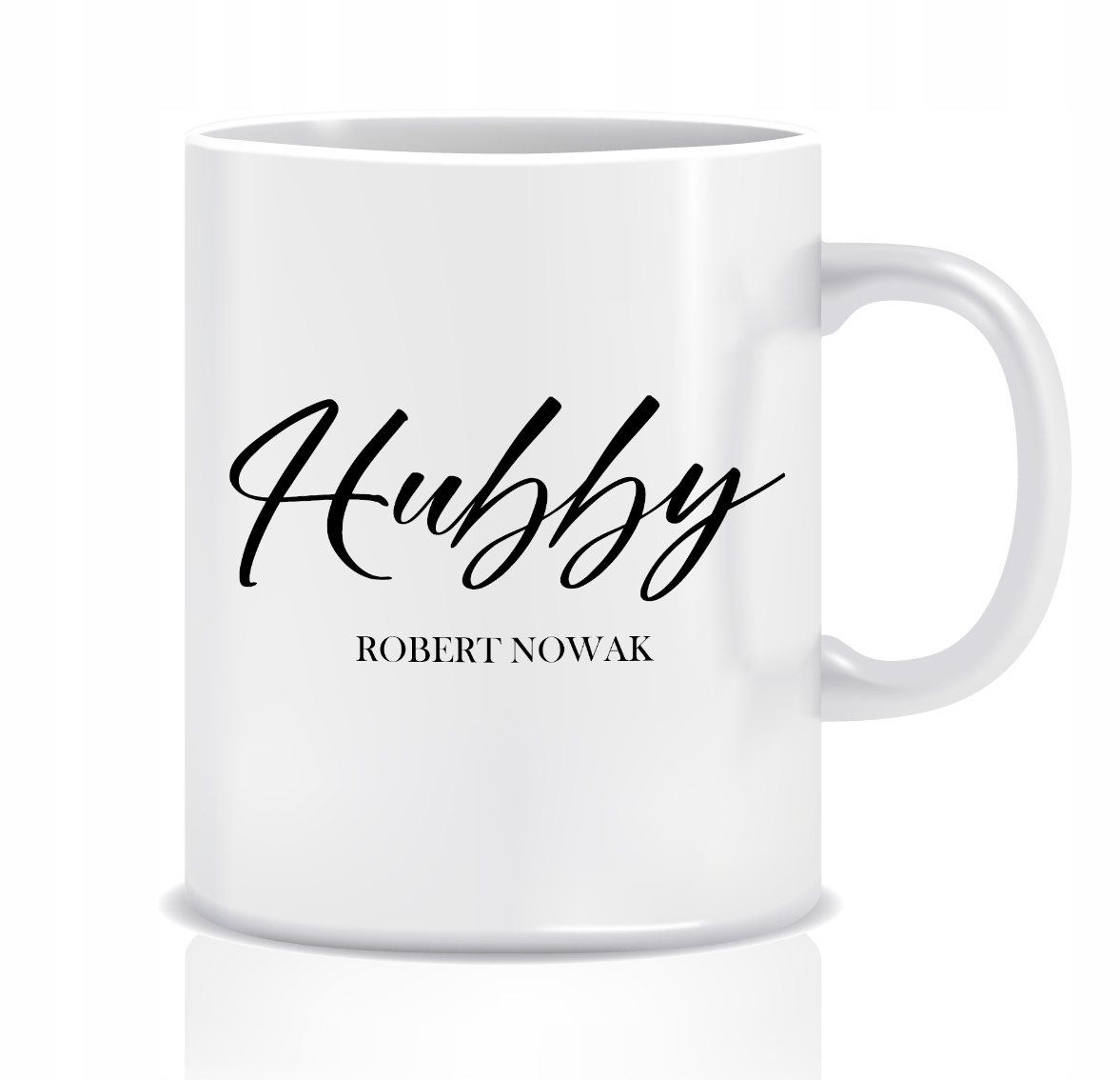 Kubek Prezent na Walentynki (Imię, Hubby)