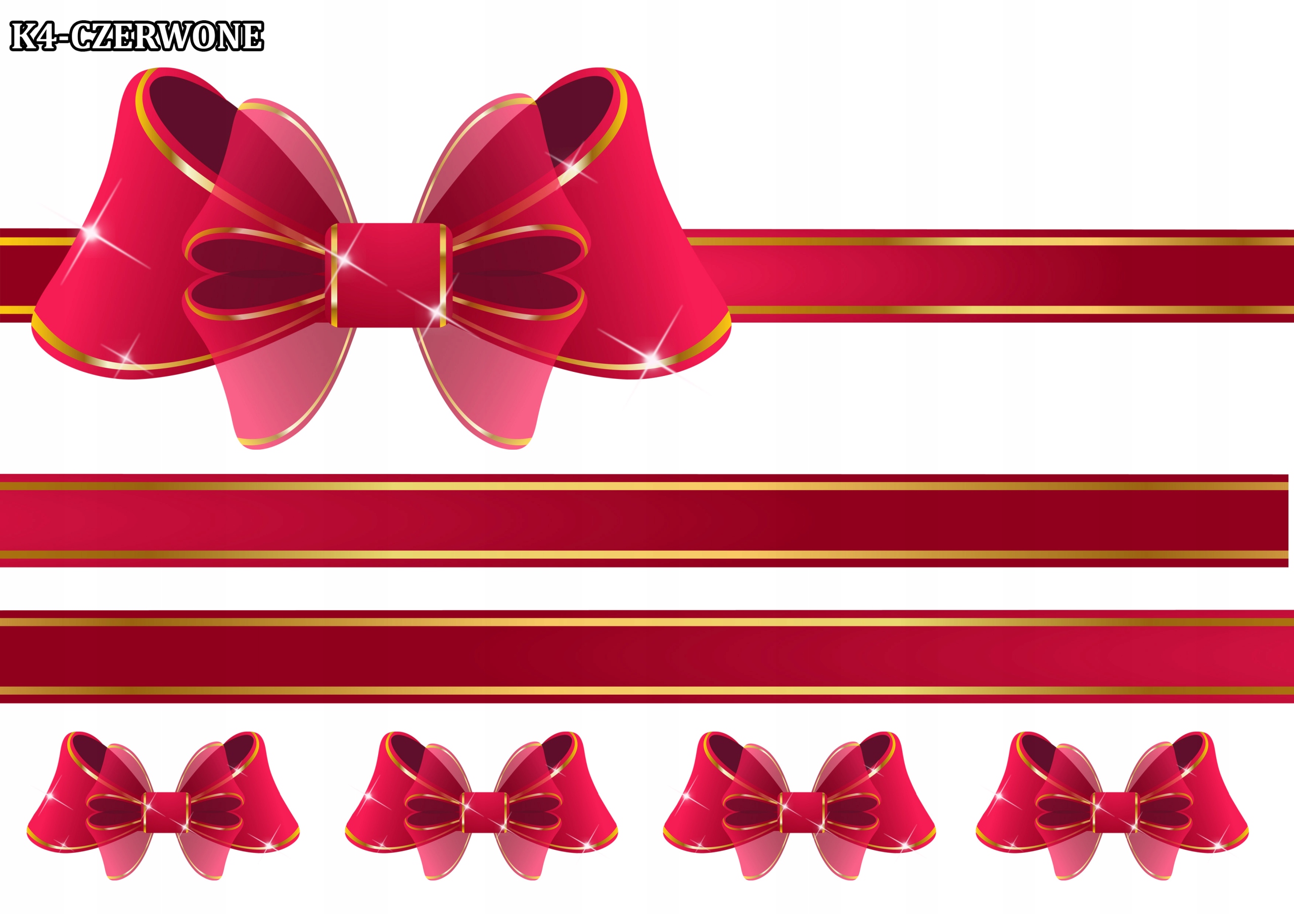 Kokarda na tort opłatek wydruk Waflowy A4 Kod producenta OWA4_KK-4