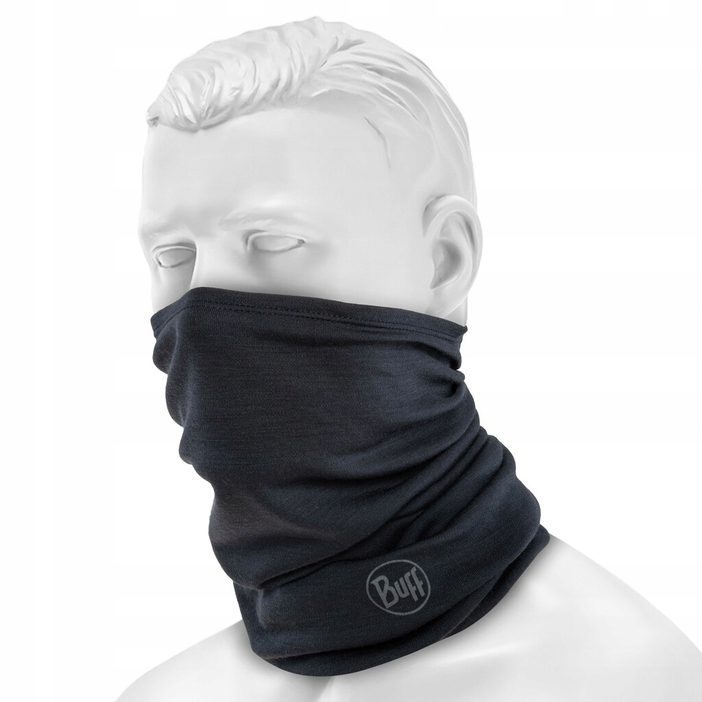 Víceúčelový ochranný šátek nákrčník Buff Safety Merino Wool Thermal Navy