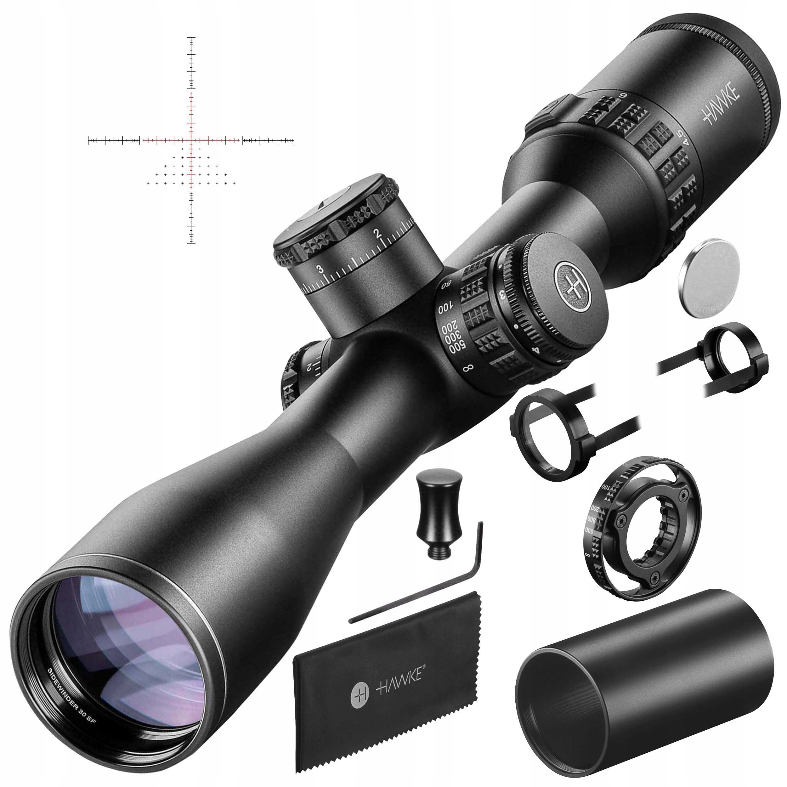 Hawke Luneta Celownicza Sidewinder 30 4,5-14X44 10X Half MIL Dot