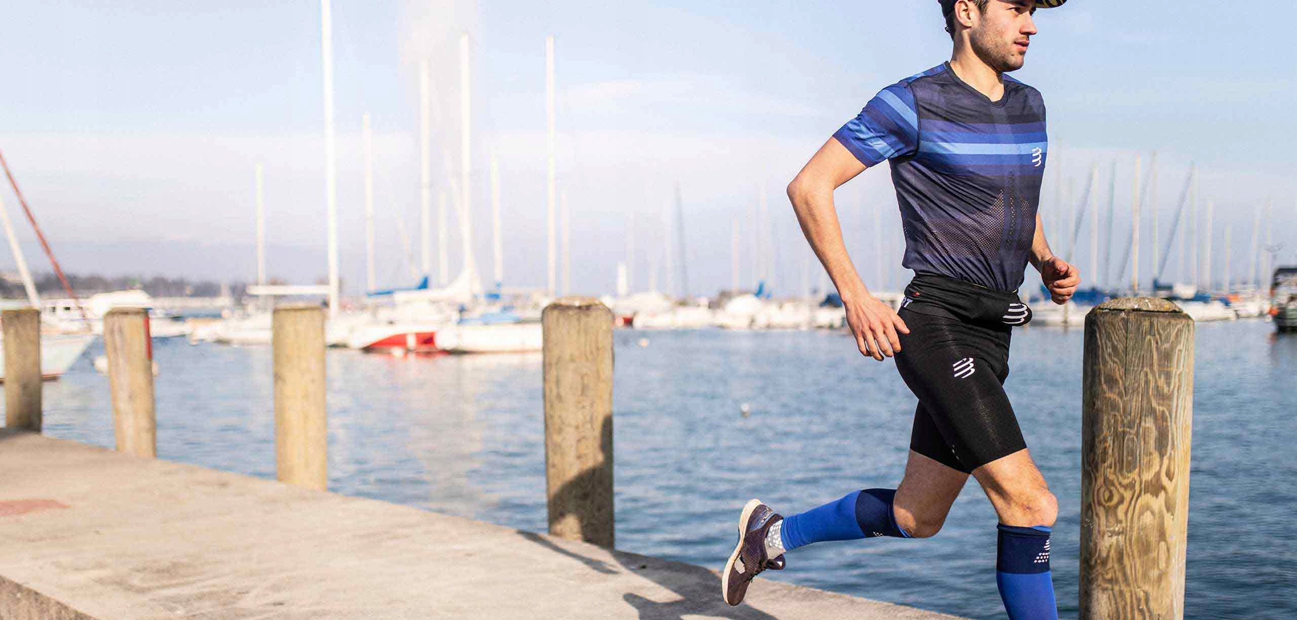 Pas biegowy Compressport Free Belt czarny XL/XXL Marka Compressport