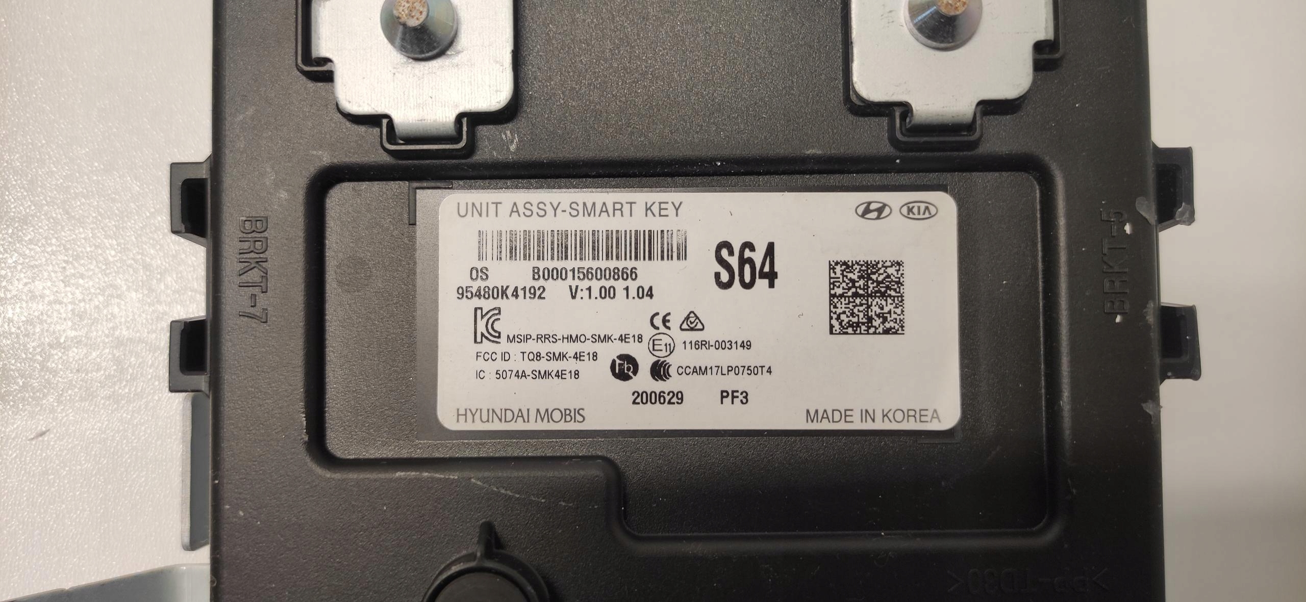 HYUNDAI KONA EV control unit BCM STEROWNIKI ignition key running board STRTOWY 17