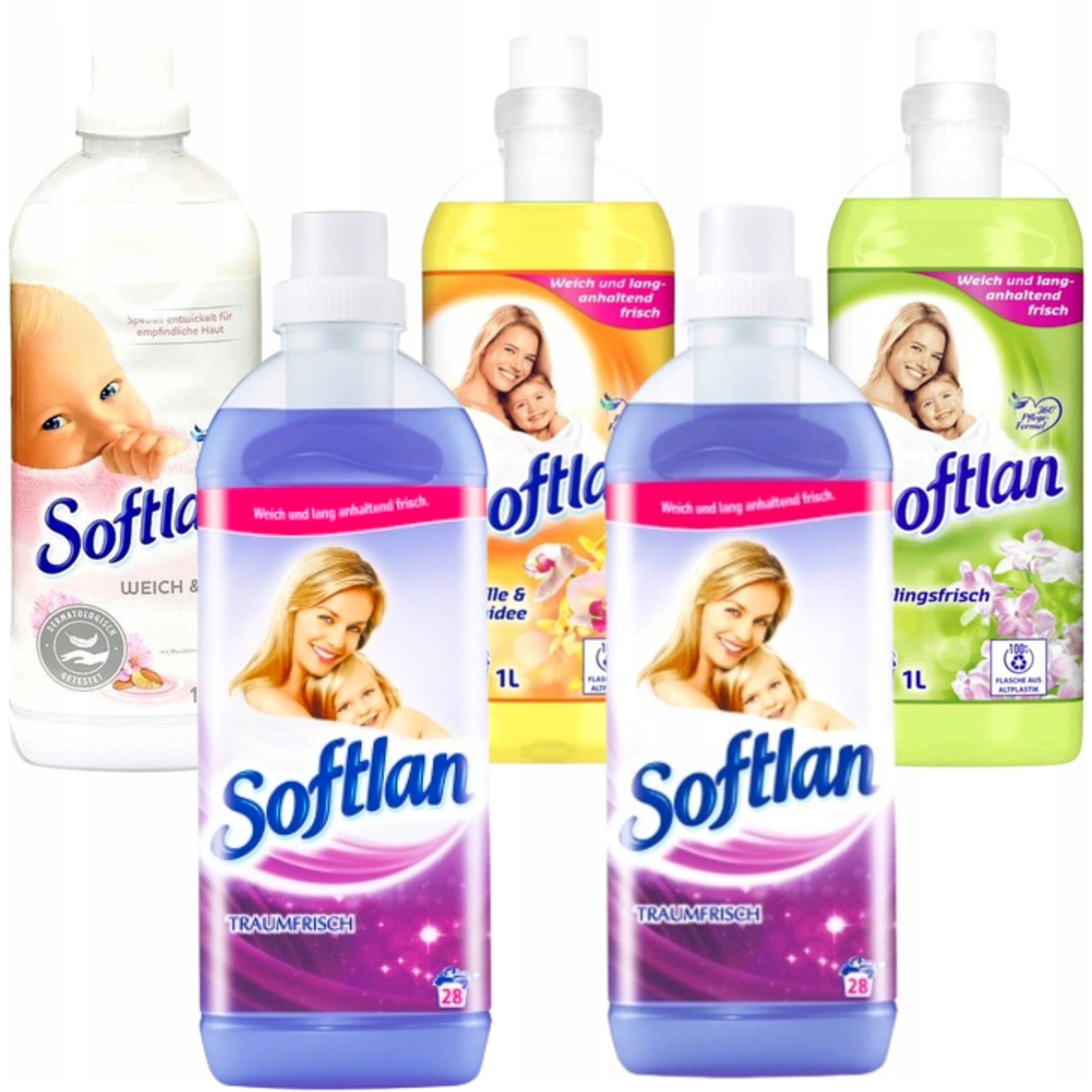 

Softlan Zestaw Płyn Do Płukania 5x1L Zapach MIX