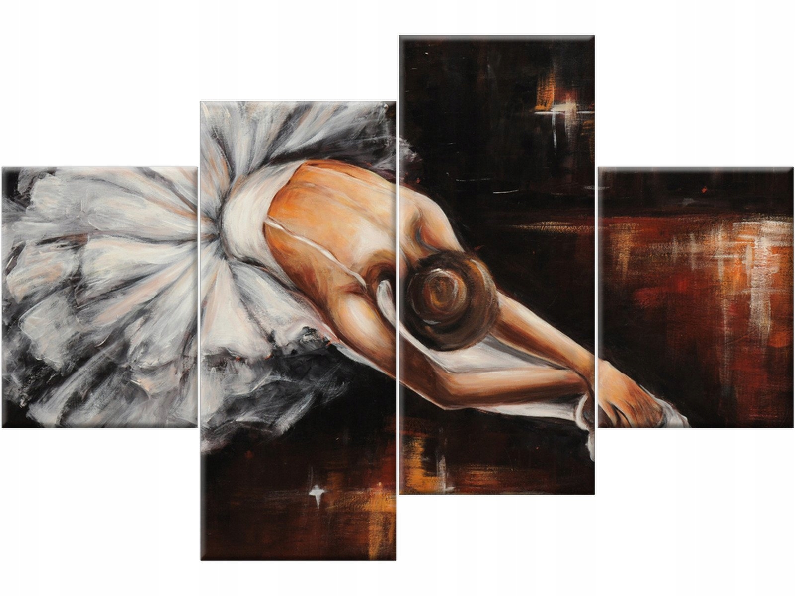 

Obraz na płótnie Tryptyk Baletnica 120x80 ścienny
