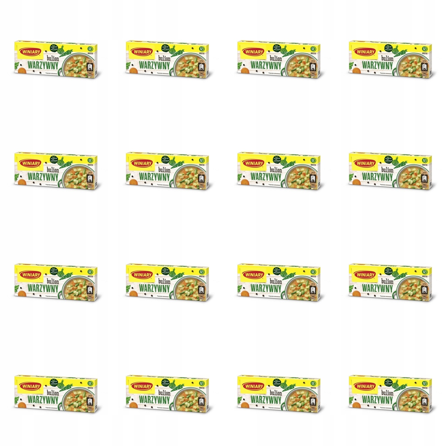 Levně 16 x 120 g Winiary zeleninový vývar (12 kusů) Karton