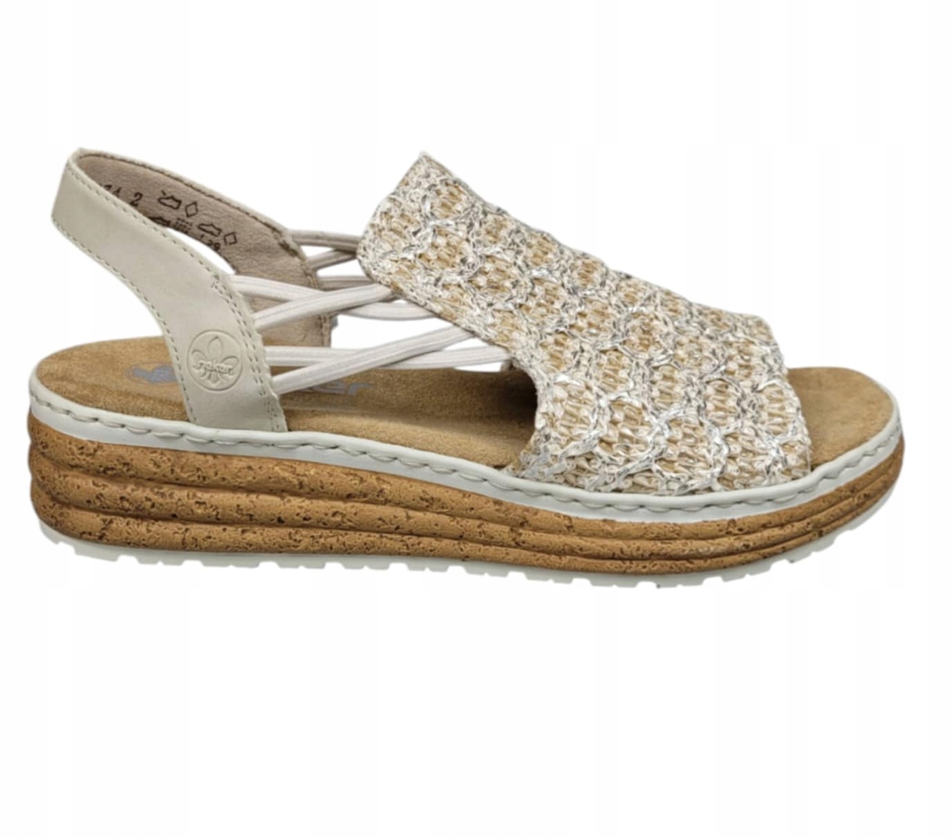 Rieker Sandály 62741-60 Béžové vel.