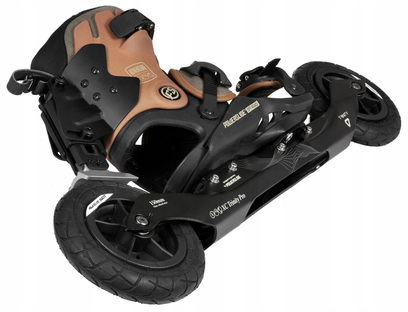 Rolki POWERSLIDE XC Skeleton TRINITY rozm. 36-42,5 Kolor Brązowy