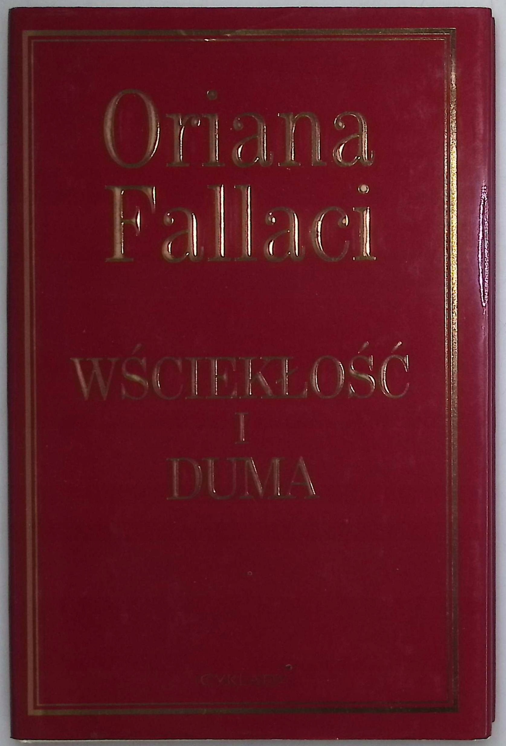 Wściekłość i duma Oriana Fallaci