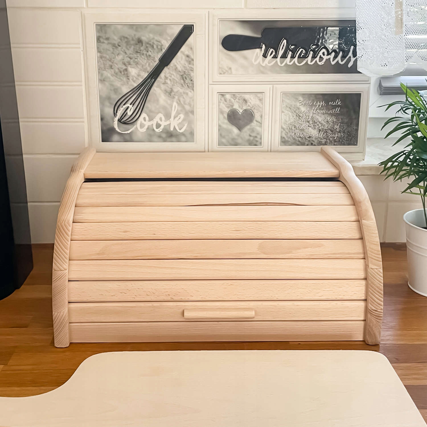 POJEMNIK NA PIECZYWO CHLEB CHLEBAK DREWNIANY DUŻY Marka La Home by Chris