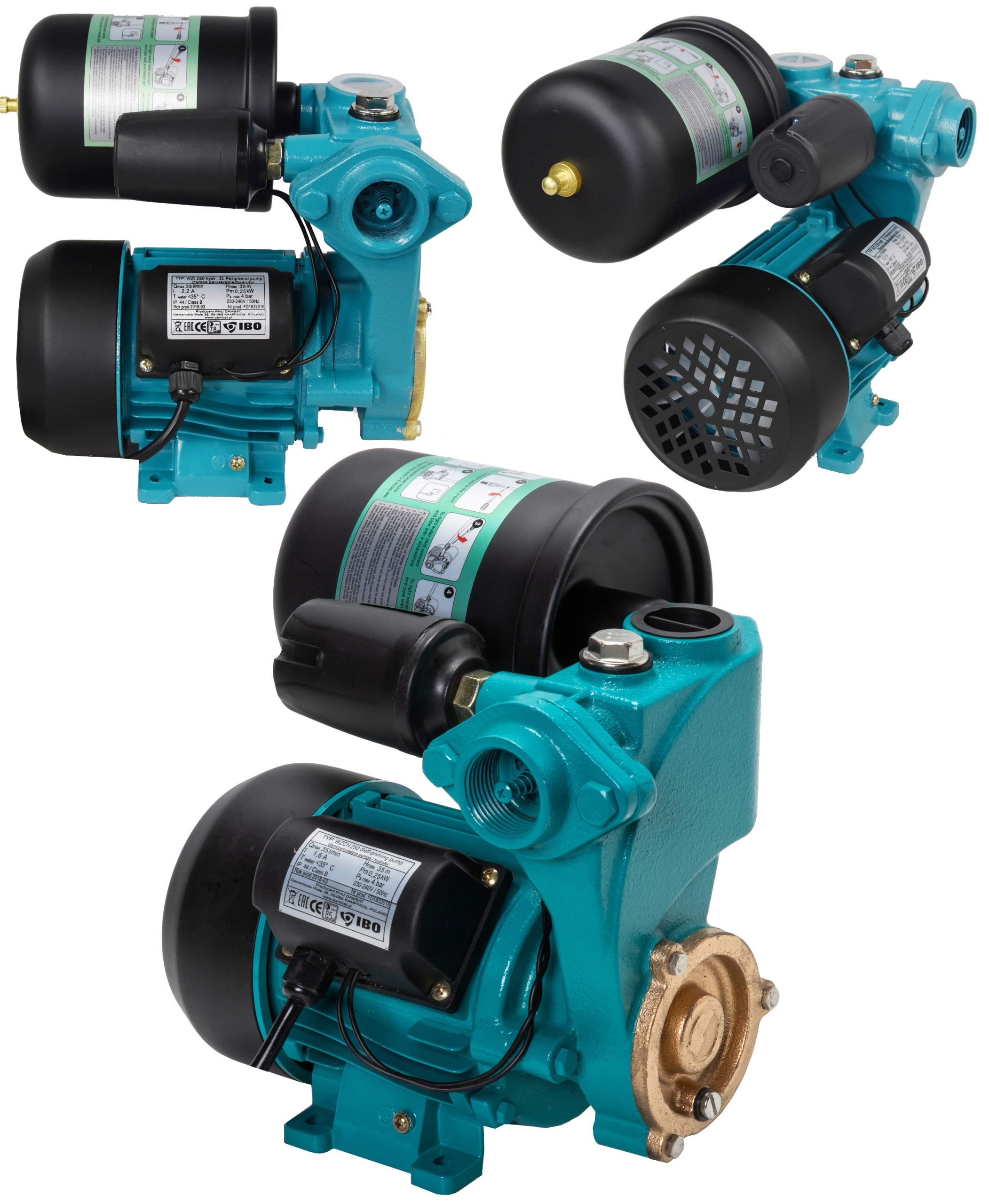 Ibo WZCH250 Hydroforová Sada 2 l Čerpadlo WZi 250 WZ250 Hydrofor Záhradná