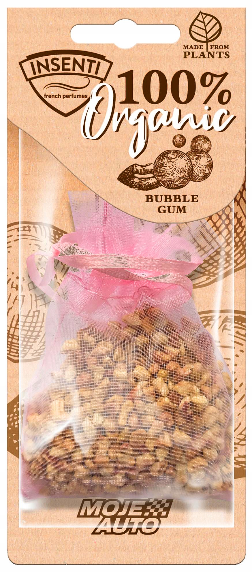 МОЙ АВТО-INSENTI ОРГАНИЧЕСКИЙ ЗАПАХ ЖЕВАТЕЛЬНОЙ РЕЗИНКИ