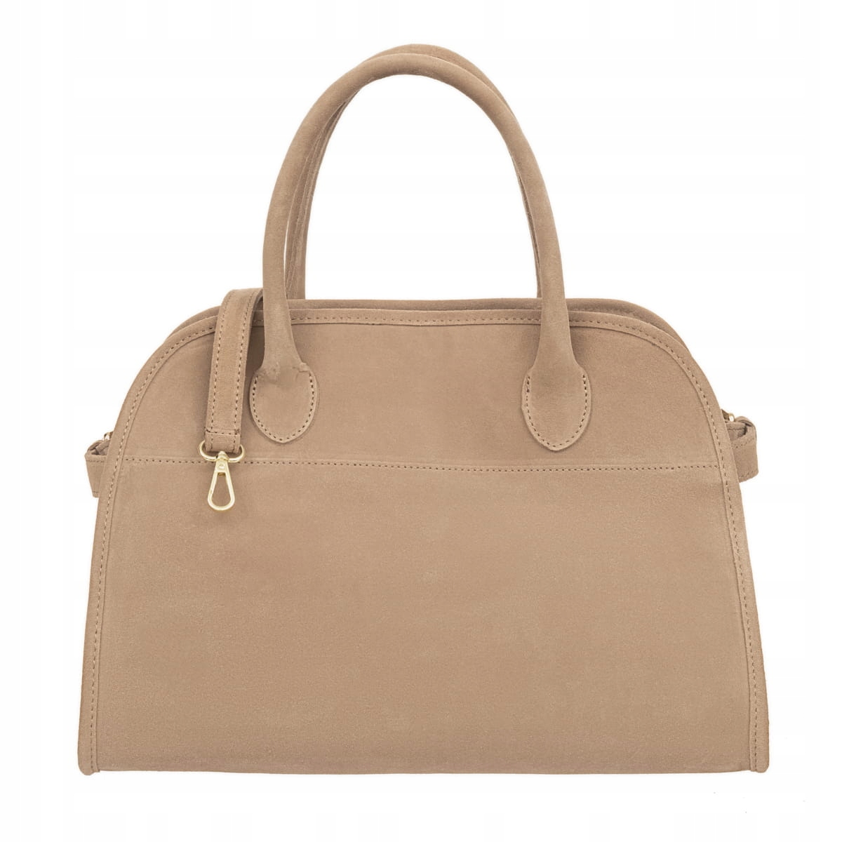 Semišová kabelka Vezze Fiocco Taupe