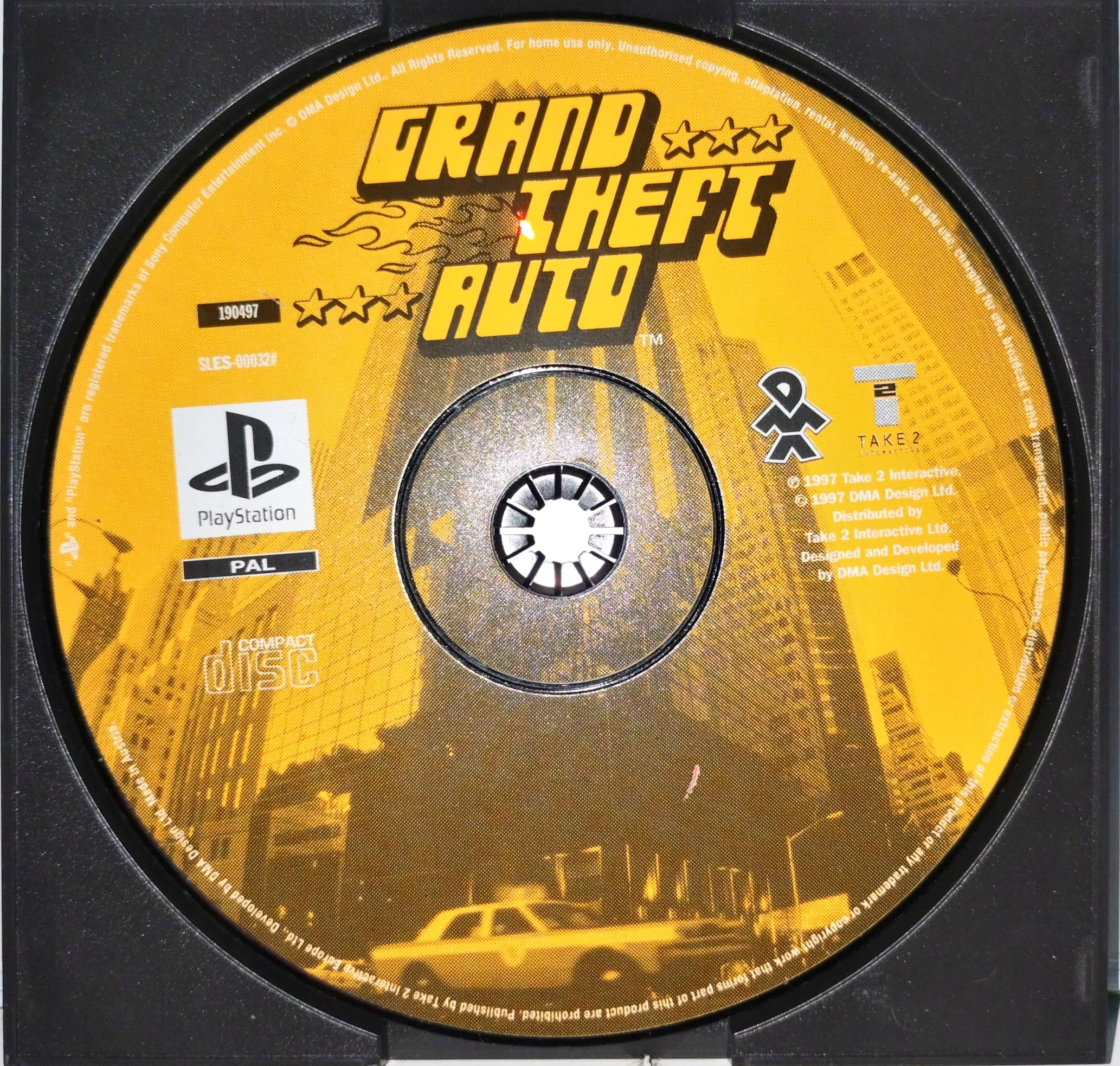 GRAND THEFT AUTO GTA PSX SAMA PLYTA CZYTAJ OPIS !!!
