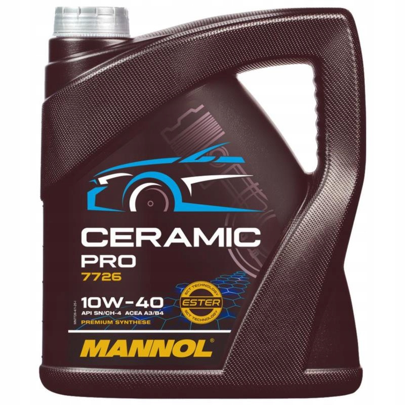 Mannol Ceramic Pro 10W40 5L 7726 ceramiczny olej silnikowy