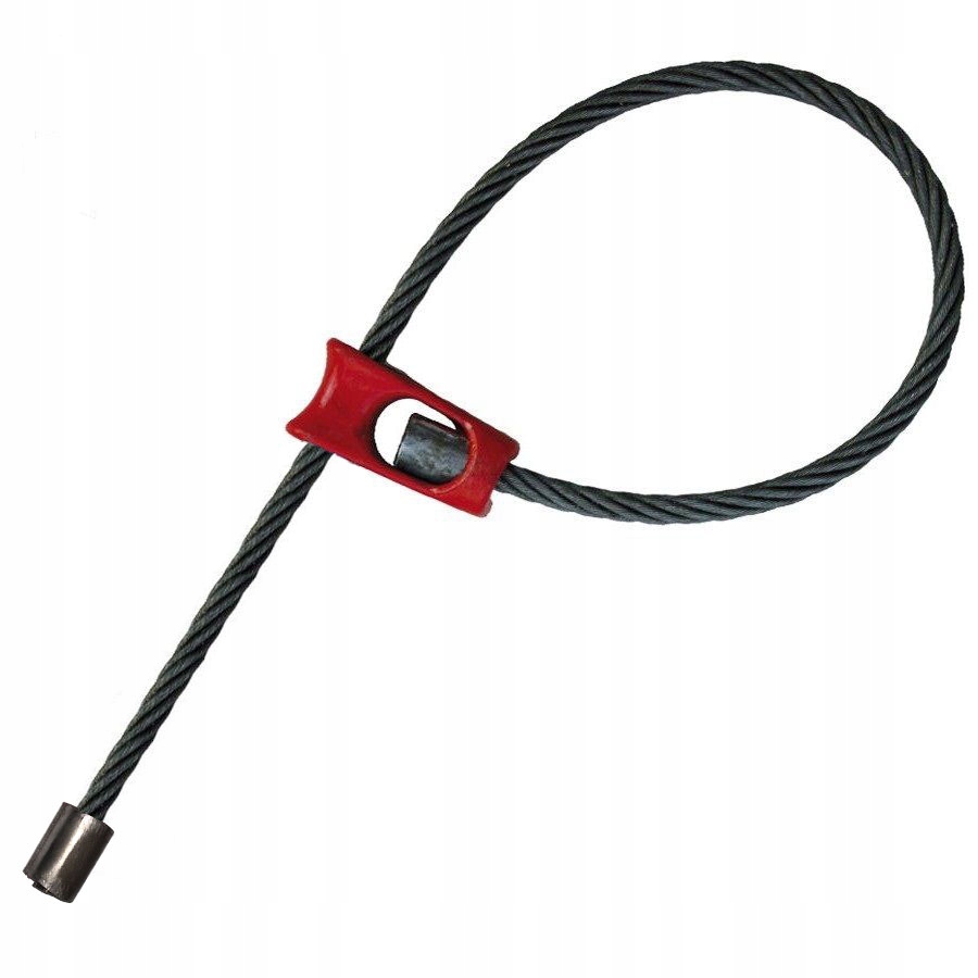 Trhací lano s niplem 12 mm x 12 m 10,2 t elastické.