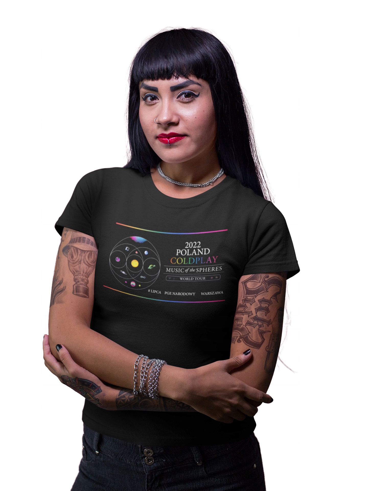 

Coldplay Koncert 2022 Damska Koszulka T-Shirt M