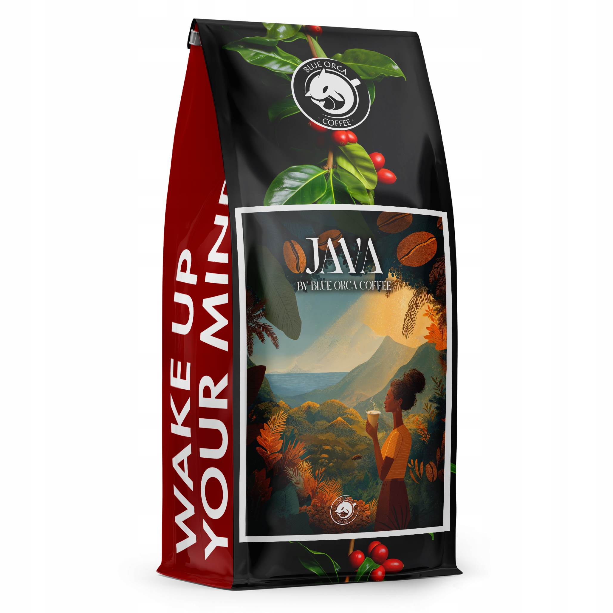 Káva zrnková 1 kg Java Limited Edition Arabica 100% Blue Orca Coffee