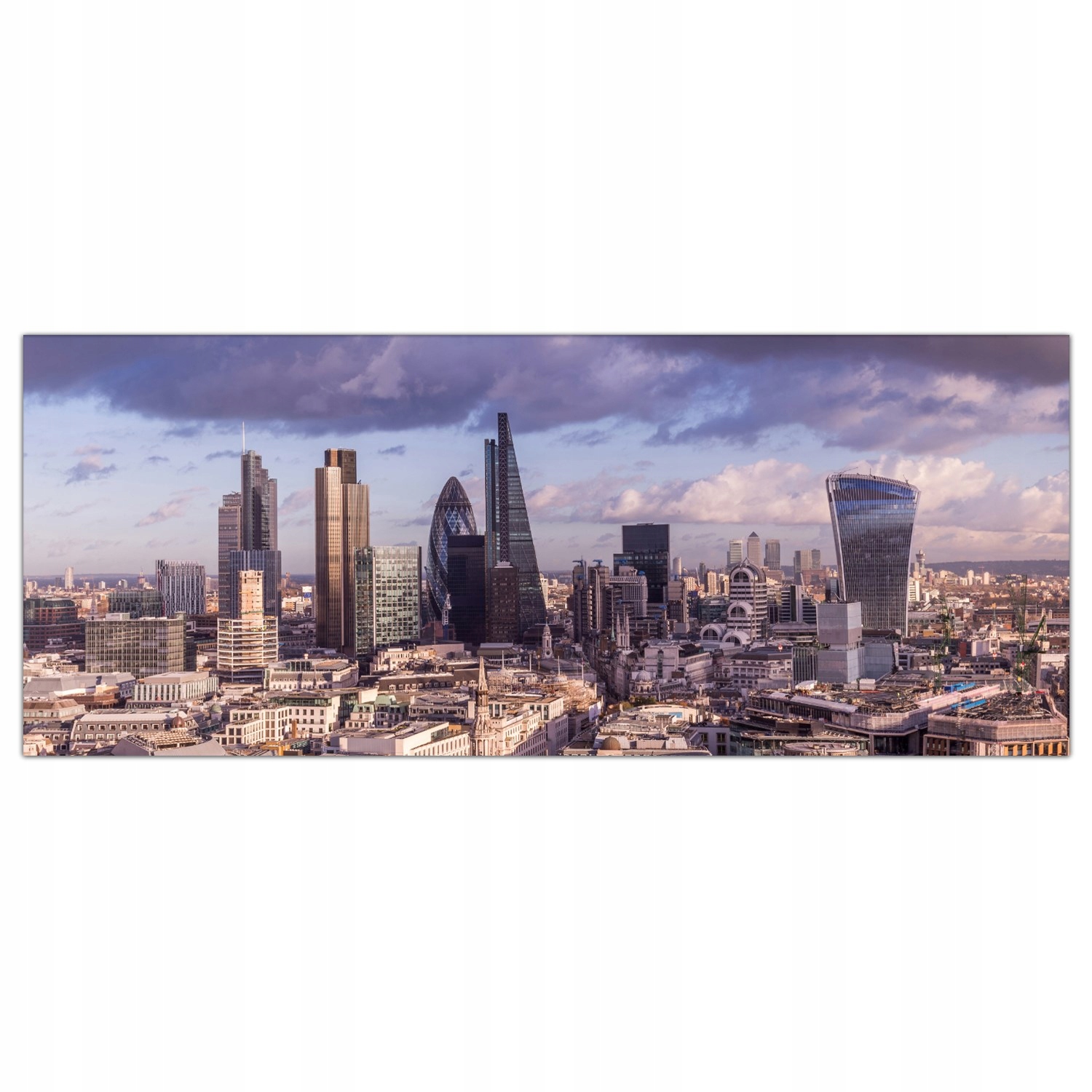 

Obraz na szkle Foto Miasto Chmury Krajobraz 125x50