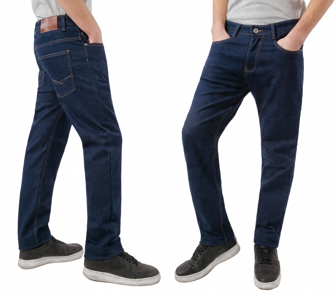 

Spodnie Ocieplane Polarem Męskie Jeans B222 98 cm