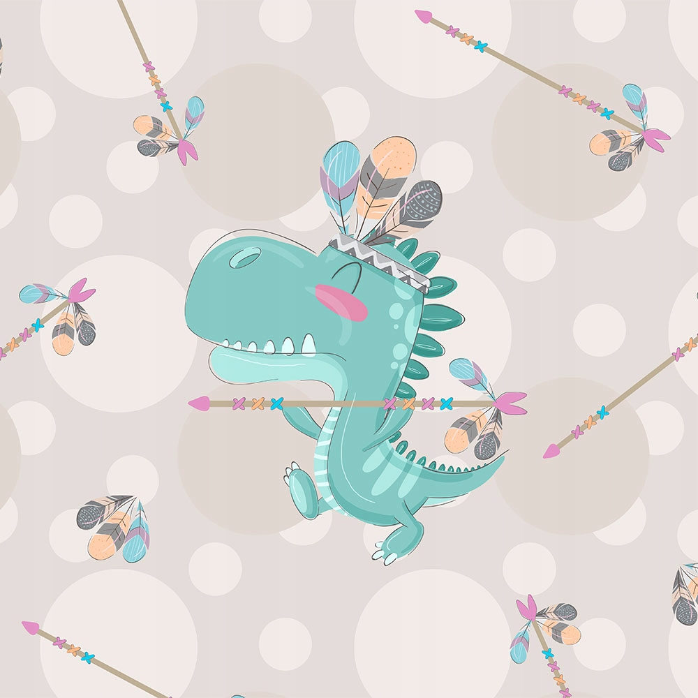 Panel dres M Long: Boho Dino ze strzałą