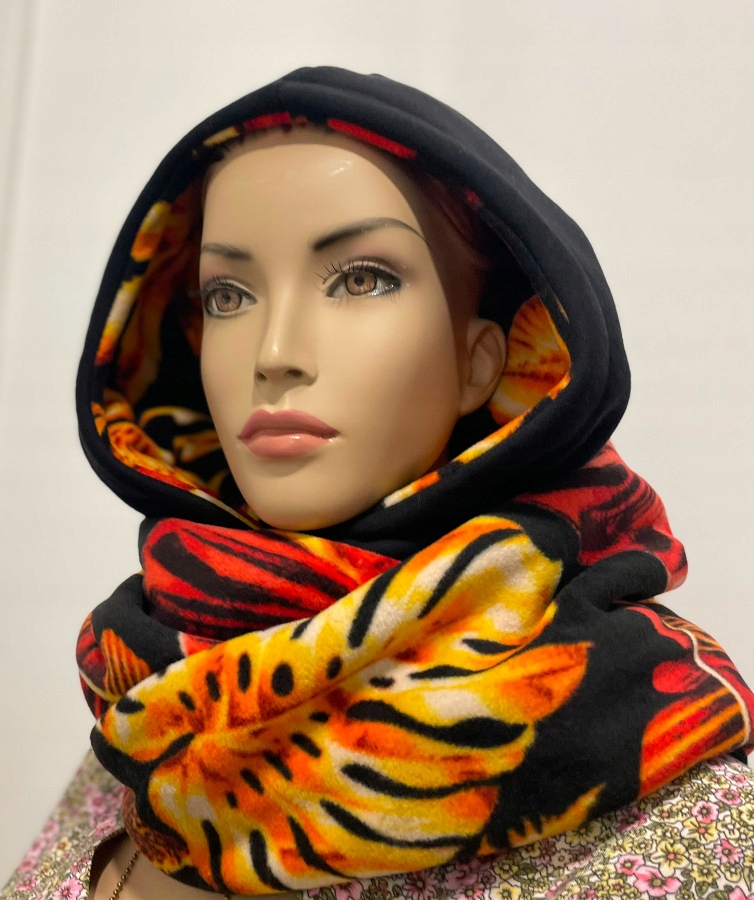 Nákrčník Kapuce komíno kapuce Polský oboustranná