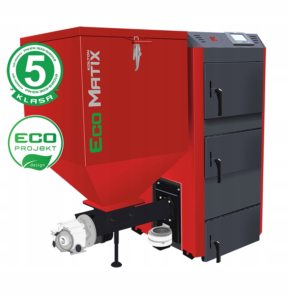 Kocioł Piec Kotły Ecomatix 19 Kw podajnikiem ekogroszek 5 Klasa Eco Design