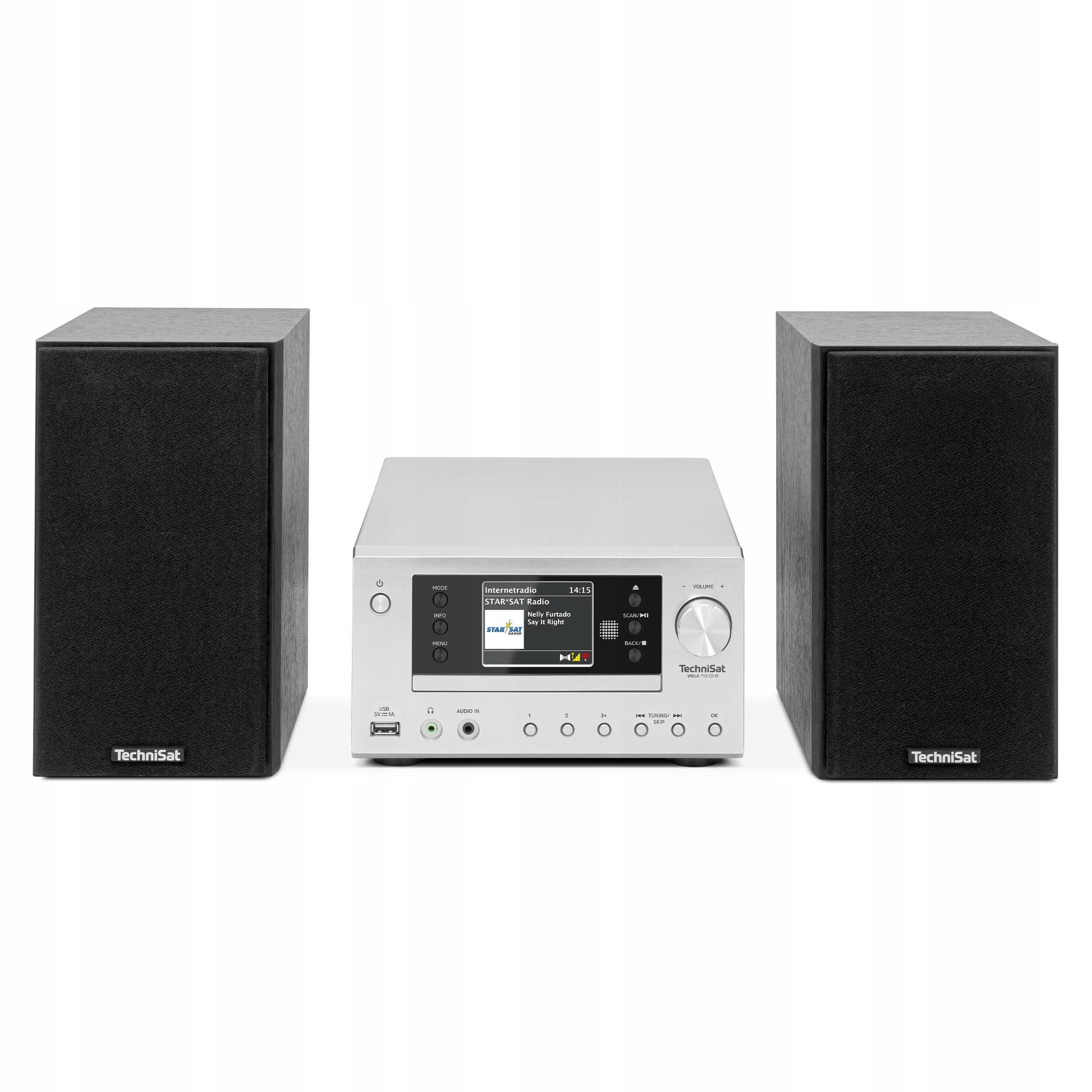 TechniSat Viola 710 CD Ir Hi-Fi systém, internetové rádio, Bluetooth