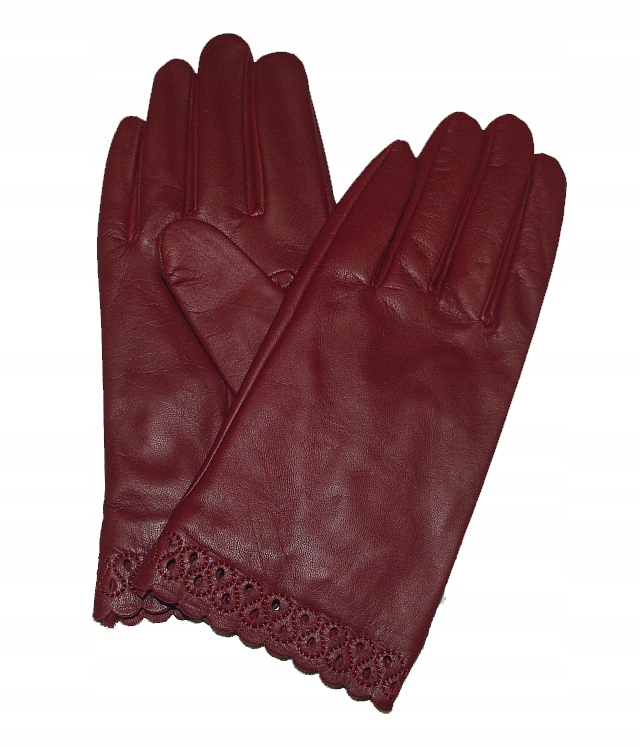 Dámské kožené rukavice Insignium M bordové IR199 Kd