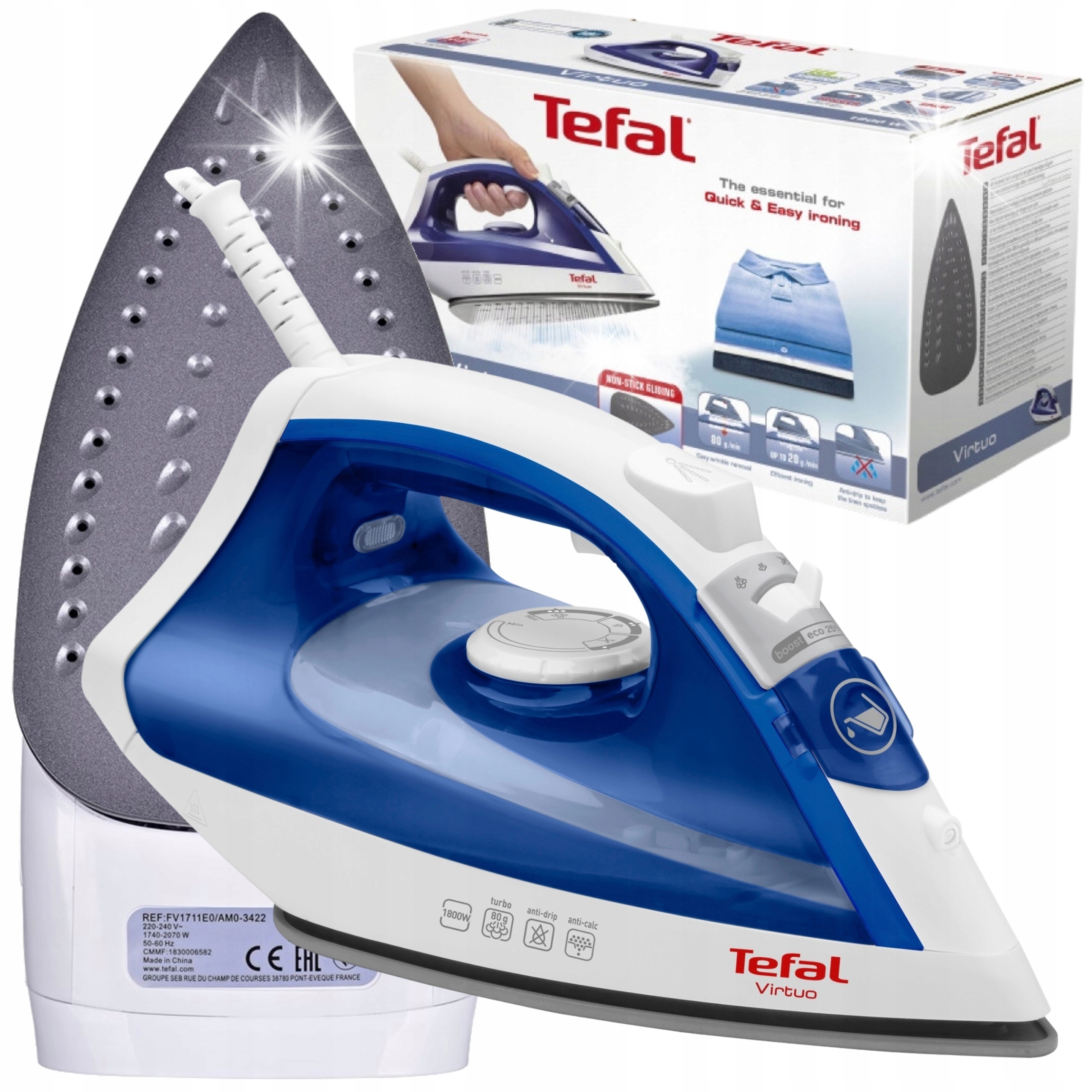 Žehlička Tefal Virtuo 1800W FV1711