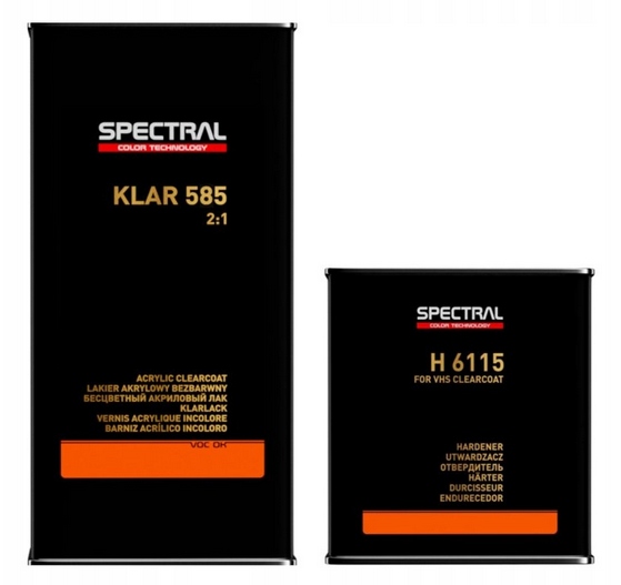 Spectral Klar 585 Прозорий Лак 2: 1