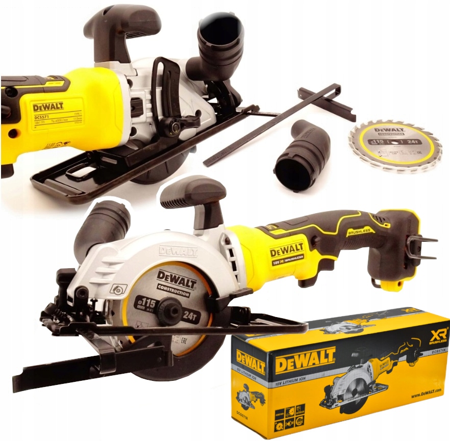 Pilarka tarczowa DeWalt DCS571N 18V Xr 115MM Oryginalna