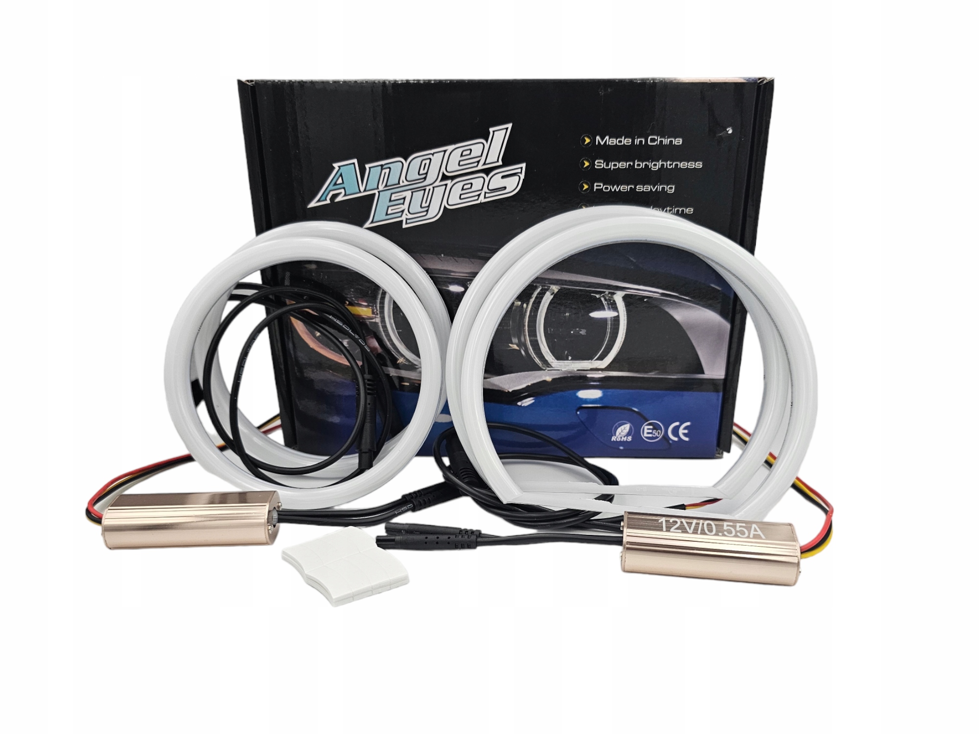 2v1 Dvojbarevné Bavlněné Kroužky Led Bmw E83 X3 E87 E60 E61 E90 E91 Top