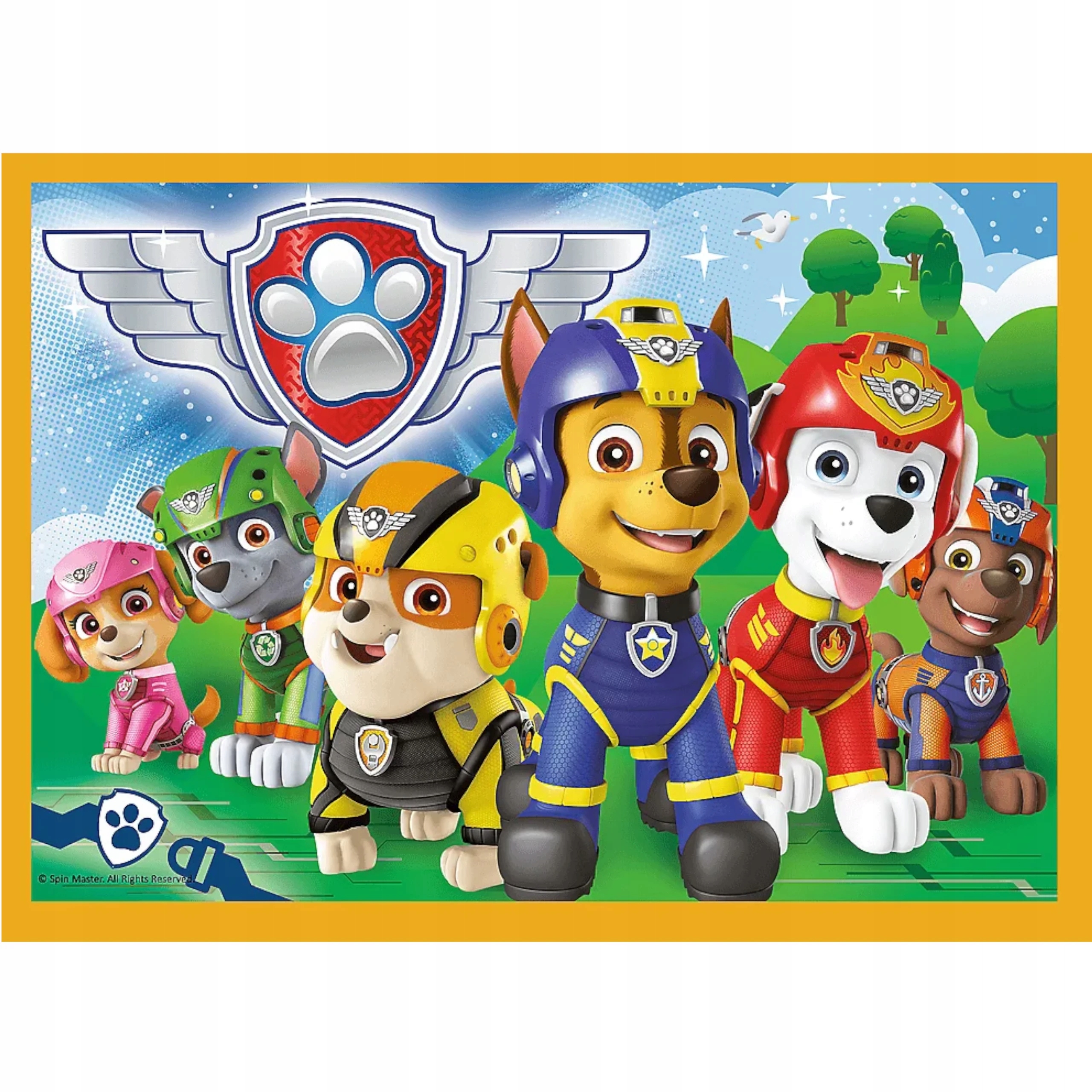 Puzzle 4w1 Psi Patrol wakacyjny 4+ Trefl 34395 Kolekcja Paw Patrol