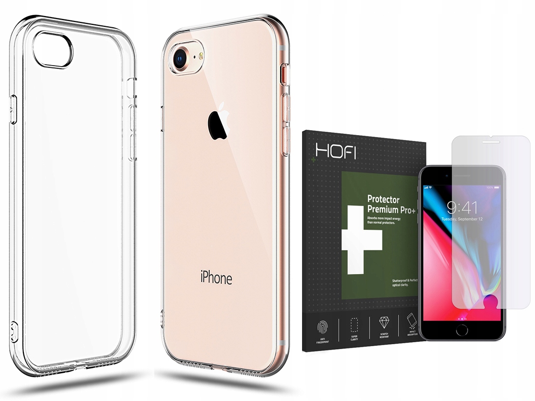 

Flexair Slim Etui Do - Iphone 7/8/SE 2020 +szkło