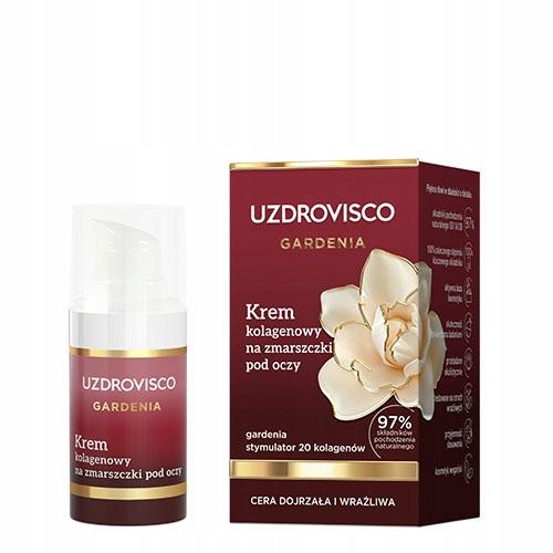 Uzdrovisco Gardenia krém pod oči proti vráskám, kolagenový, 15 ml