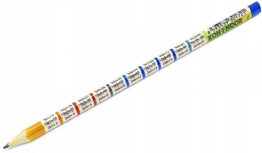 

Ołówek szkolny z Tabliczką Mnożenia Koh-i-noor