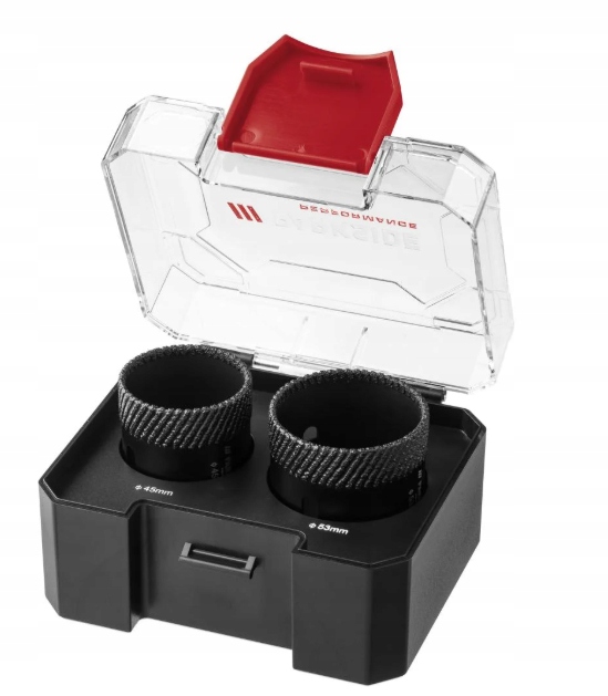 Otwornice Diamentowe Parkside Performance 2PAK 45/53MM Do Szlifierek M14