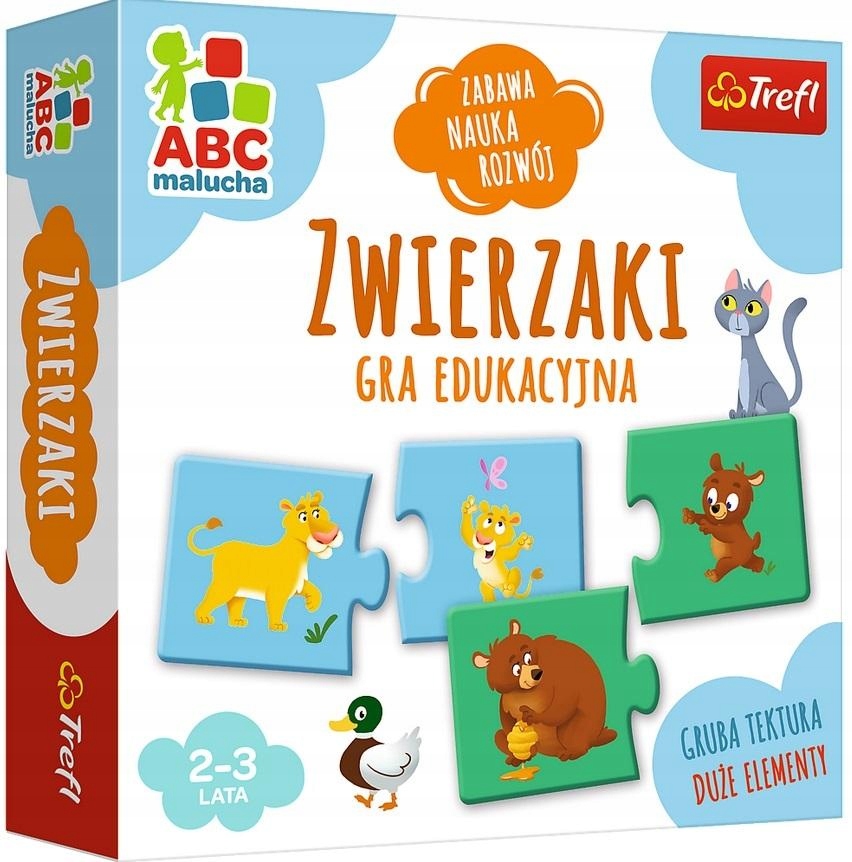 Abc Malucha Zwierzaki Trefl