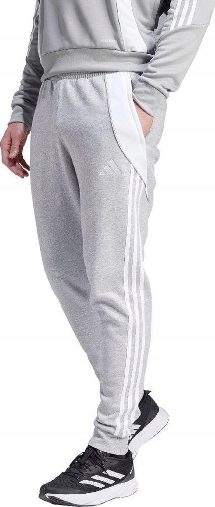 ADIDAS SPODNIE BAWEŁNIANE MĘSKIE TIRO 24 SWEAT PANTS SZARE IS2153