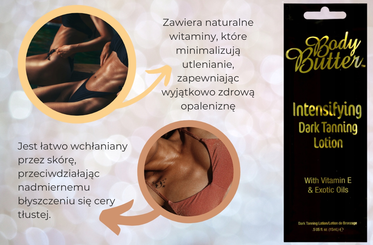 Body Butter Intensifying Dark Tanning Lotion 15ml Rodzaj balsam