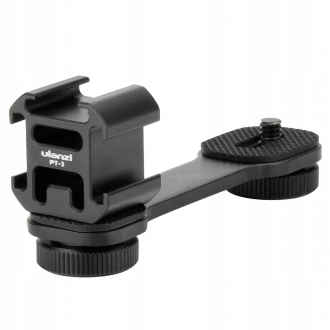 Ulanzi PT-3 uchwyt montażowy 3x zimna stopka gwint 1/4'' metalowy