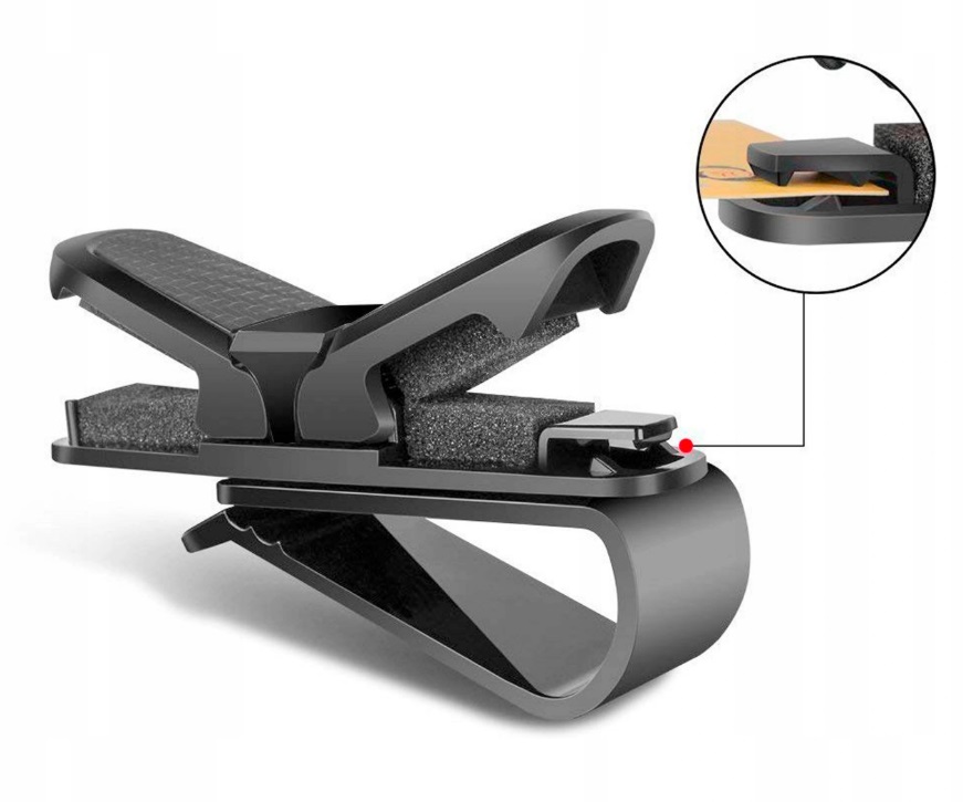 UCHWYT KLIPS SAMOCHODOWY DO OKULARÓW OKULARY KARTA Rodzaj na okulary