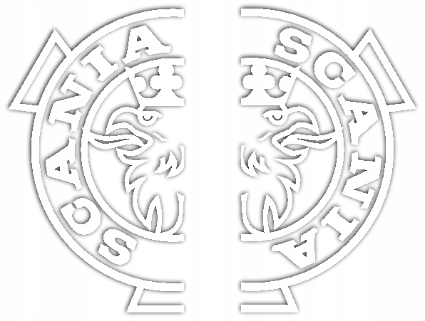 Naklejka SCANIA NA LAMPĘ REFLEKTOR biała tuning TIR Biała folia ploterowa Producent nieznany producent