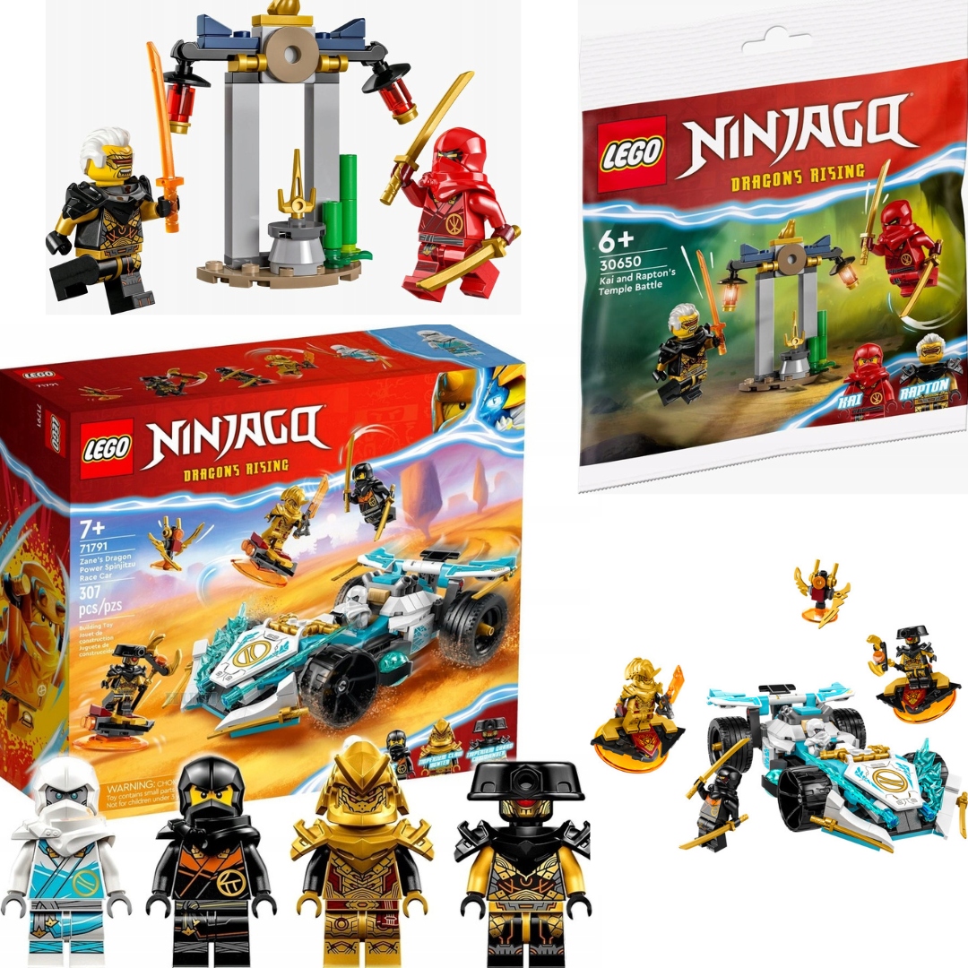 Lego Ninjago Sada 71791 Zaneův Závodní Vůz Dračí Síly Lego 30650 Dárek